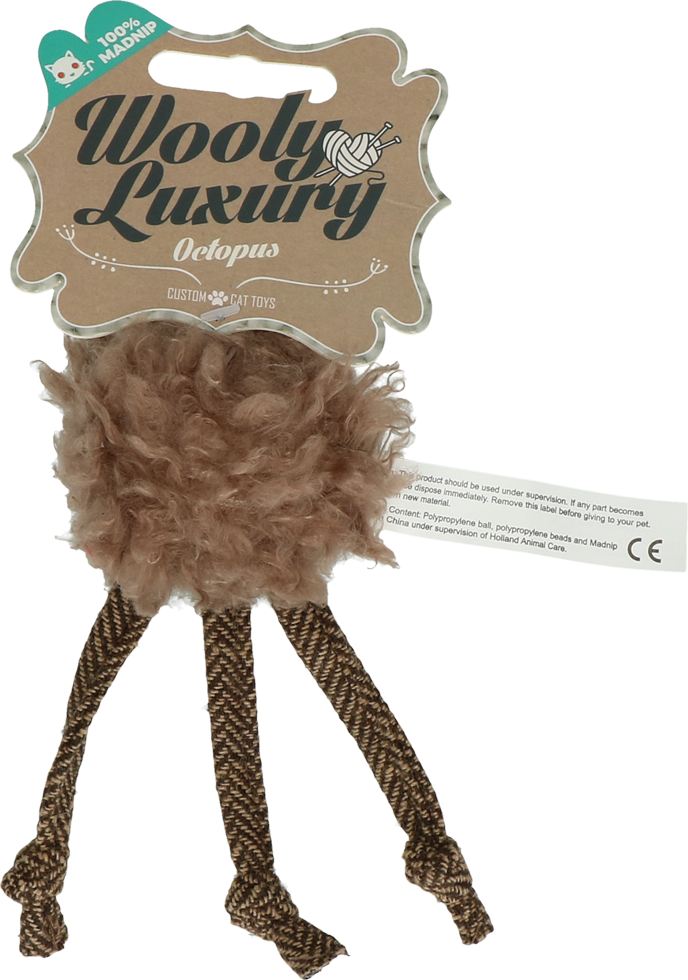 Wooly Luxury Octopus Brown