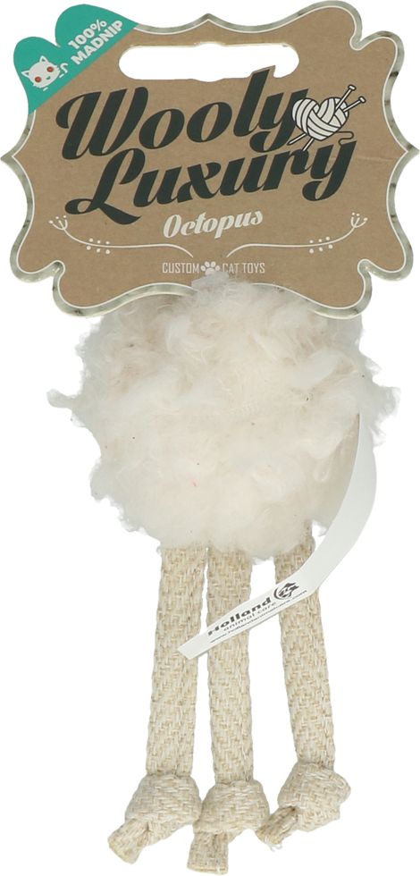 Wooly Luxury Octopus White