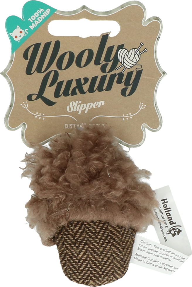 Wooly Luxury Slipper Bruin