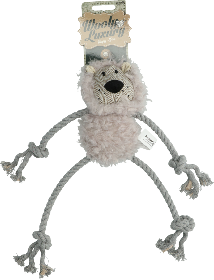 Wooly Luxury Ropy Leeuw Grijs