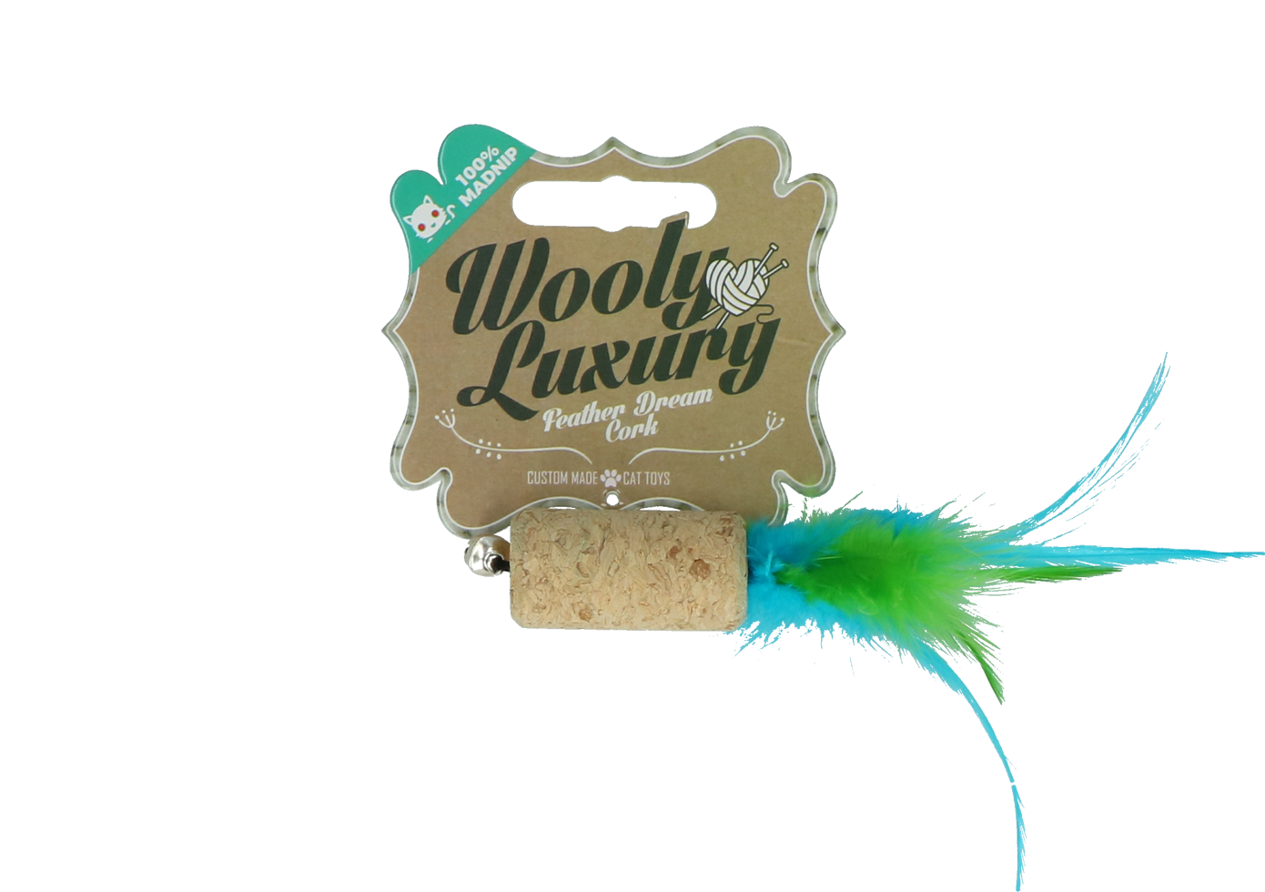 Wooly Luxury Feather Dream Cork Green - Afbeelding 2