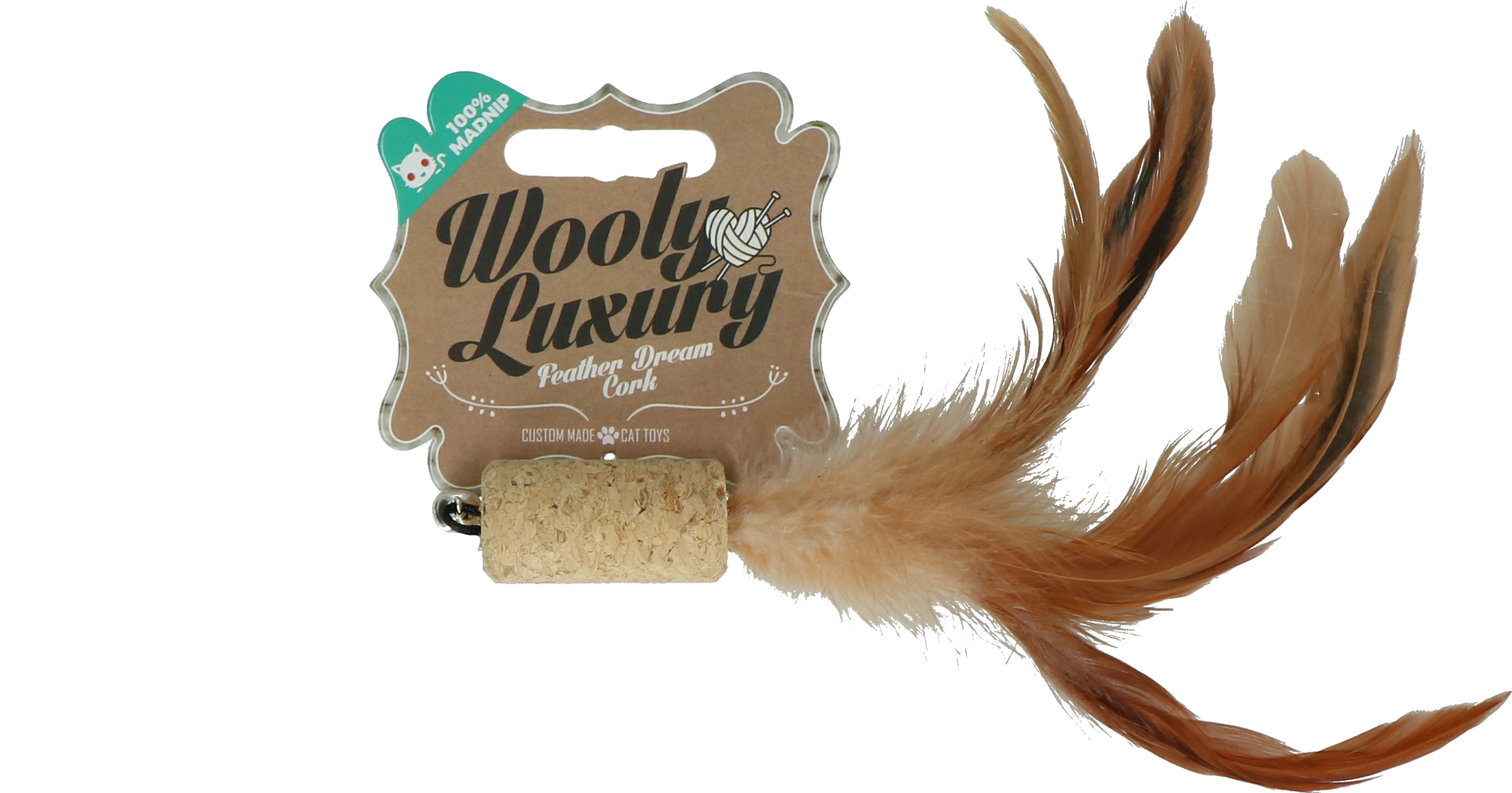 Wooly Luxury Feather Dream Cork Brown - Afbeelding 2