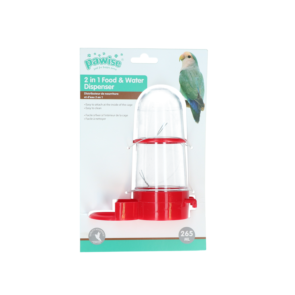 Pawise Volière drinkbak, 265 ml/15 cm - Afbeelding 4