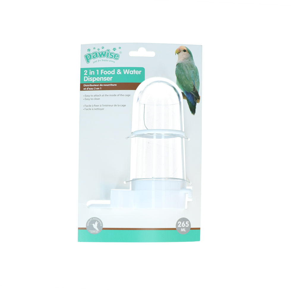 Pawise Volière drinkbak, 265 ml/15 cm - Afbeelding 5