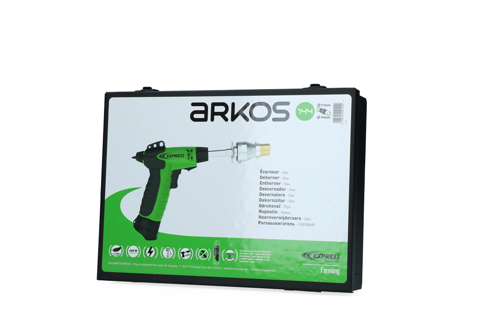 Express Arkos pistool onthoorner kalf op gas 17/19 mm - Afbeelding 2